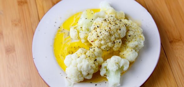 Цветная капуста с голландским соусом
