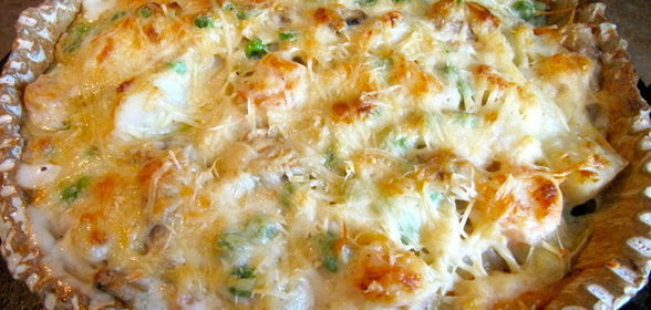 Запеканка из овощей с рыбой