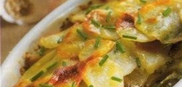 Запеканка картофельная с грибами