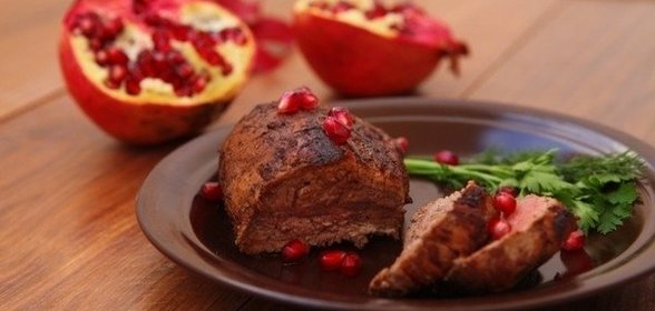Свинина в гранатовом маринаде