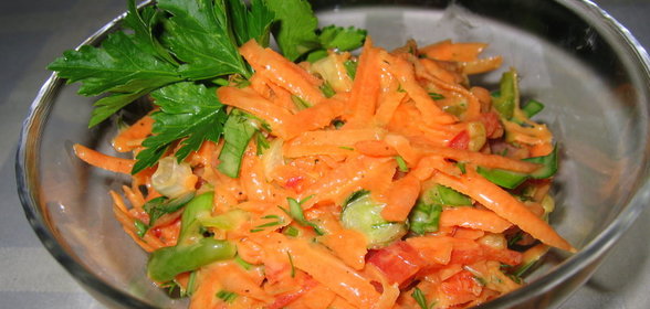 Салат Оранжевое солнце