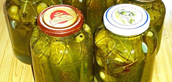 Огурцы горячей засолки