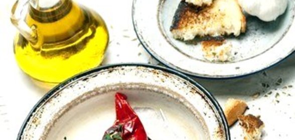 Перцы, фаршированные проволоне с майораном