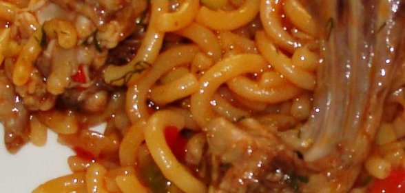 Кролик с пастой