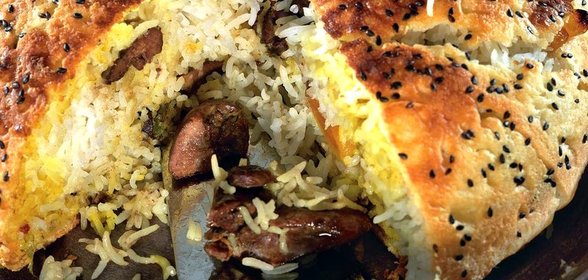 Плов с утиными потрохами