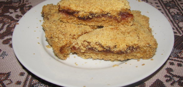 Пирог штрейзельный с джемом