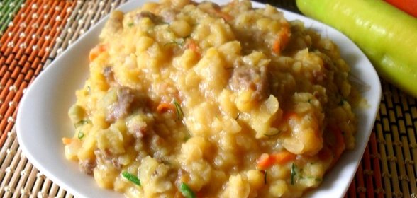 Гороховая каша в мультиварке без замачивания