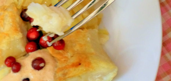 Нежное филе хека с золотистым гарниром и другими дарами осени.)))