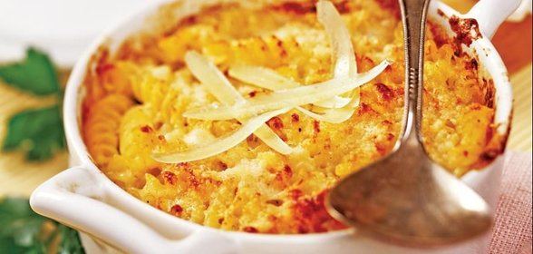 Гратен из курицы с макаронами