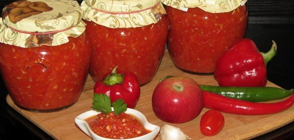 Домашняя аджика (Мультиварка)