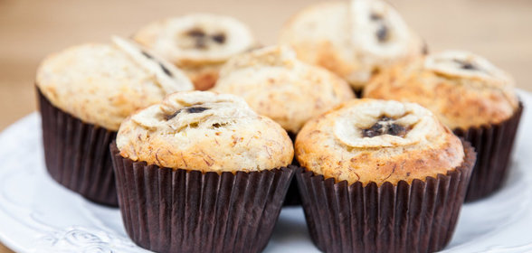 Банановые кексы без сахара