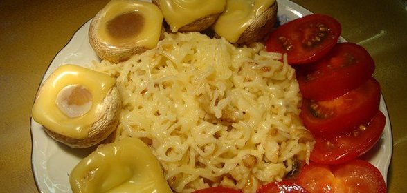 Шампиньоны по-бельгийски