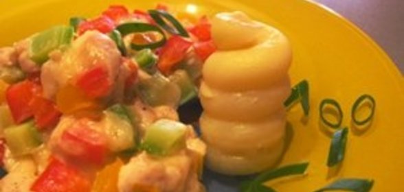 Пирог с яблоками из песочного теста с белковым кремом