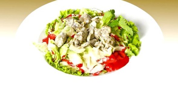 Индонезийский салат с печенью