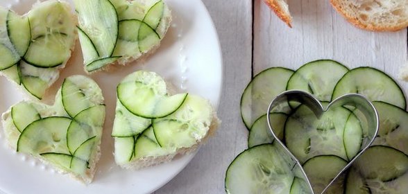 Сэндвич с огурцом