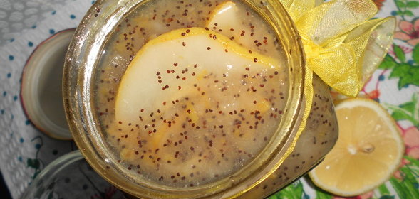 Варенье из груш с маком