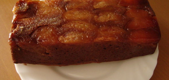 шоколадно-яблочный кекс