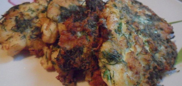 Рыбные котлетки-омлетки