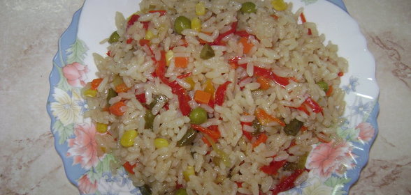 Рис гарнирный по-гречески