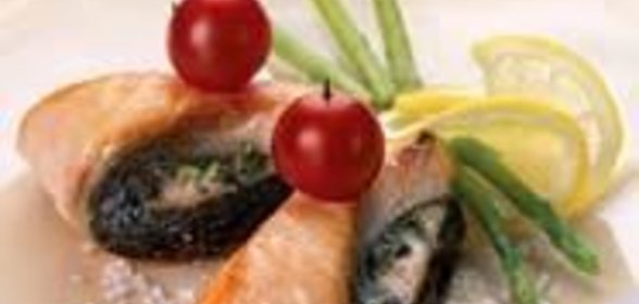 Семга на гриле