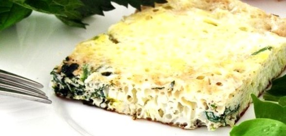 Омлет на кефире в мультиварке