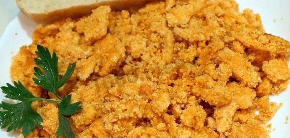 Икра карася жареная