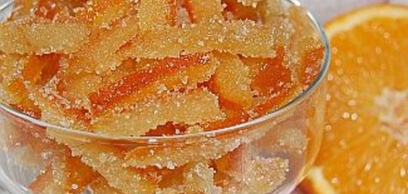 Цукаты из апельсиновых корочек