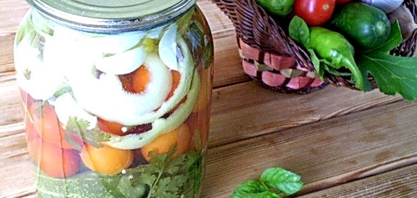 Закатка овощного ассорти