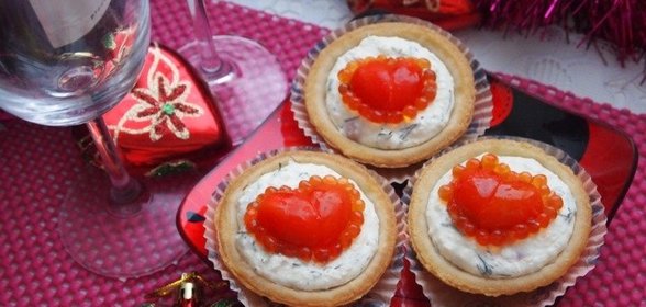 Тарталетки «Красное сердце»