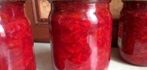 Cолянка из свеклы на зиму