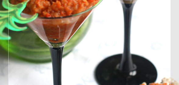 Баклажанная икра-лёгкая вегетарианская закуска