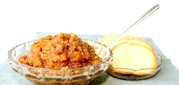 Икра из печеных баклажанов