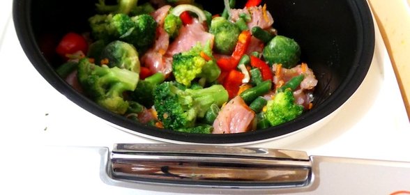 Индейка с овощами в мультиварке