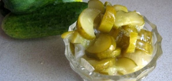 Салат из огурцов на зиму без закатки