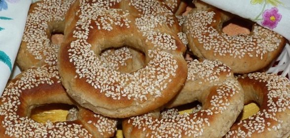 Кунжутные мини-бублики
