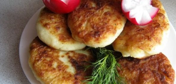 Картофельные котлеты с грибами