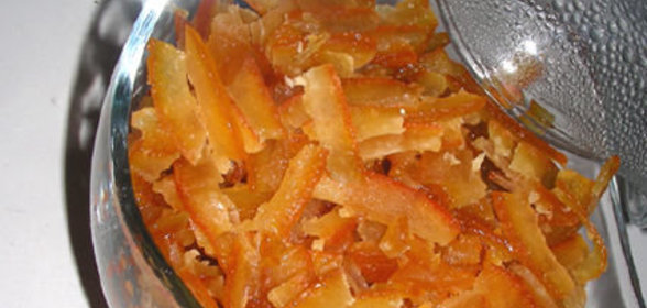 Цукаты из корок апельсина