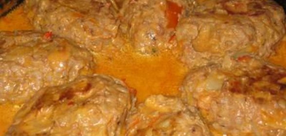 Печень с ананасом