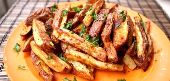 Запеченный картофель в соусе