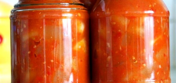 Кабачки, жареные в томате, на зиму