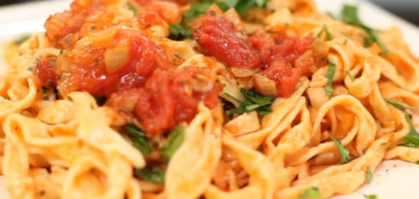 Печень жареная с рисом.