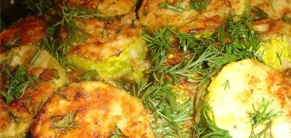 Кабачки жареные консервированные