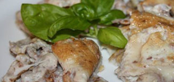 Яичница с грецкими орехами