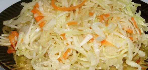 Быстрая засолка капусты в банке