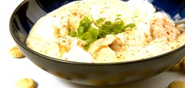 Рыба с шафраном и сливочным соусом