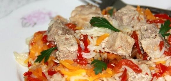 Плов в аэрогриле