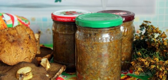 Грибная икра на зиму