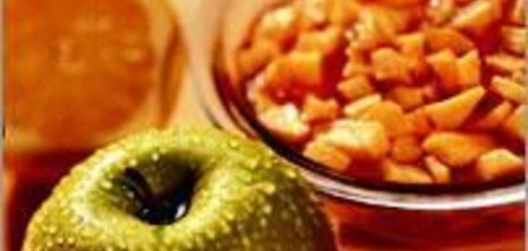 Яблочное варенье с карамелью