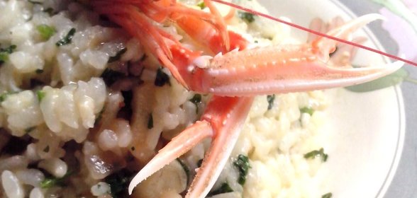 Ризотто с морскими гадами