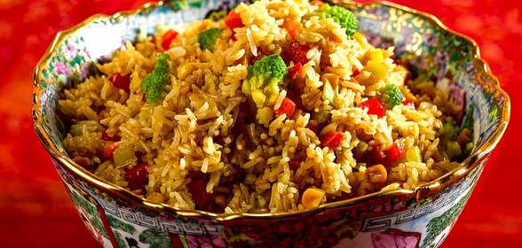 Японский рис с овощами